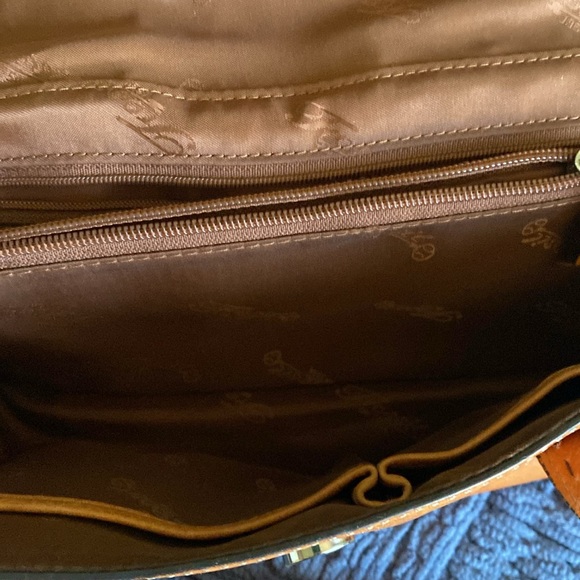 Vintage Fossil Distressed“tan” Leather Crossbody Bag - Picture 8 of 9